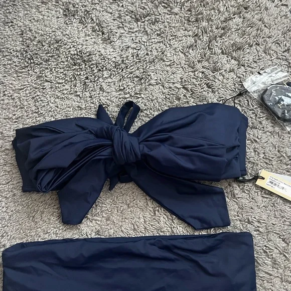 NWT Cosabella Matching Swim Bikini Set in Navy Blue